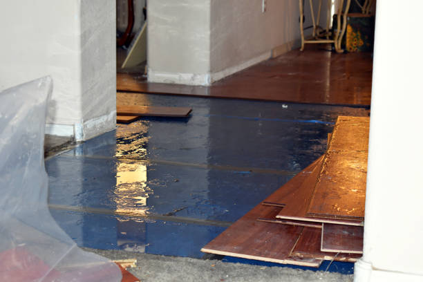 Professional Sewage Cleanup technician working in Fort Dick, CA